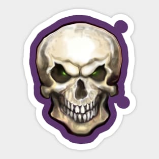 Evil Skull Sticker